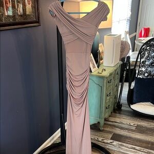 Windsor Mauve Draped Maxi Dress